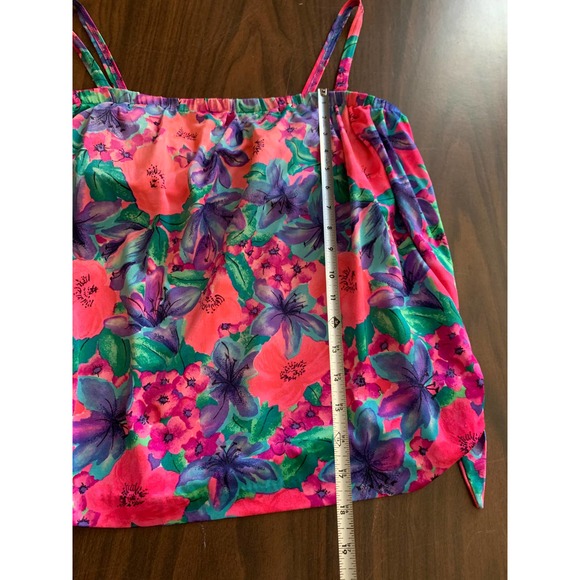 Vintage Jantzen classics tankini top swimsuit women's size 20 - Picture 11 of 12